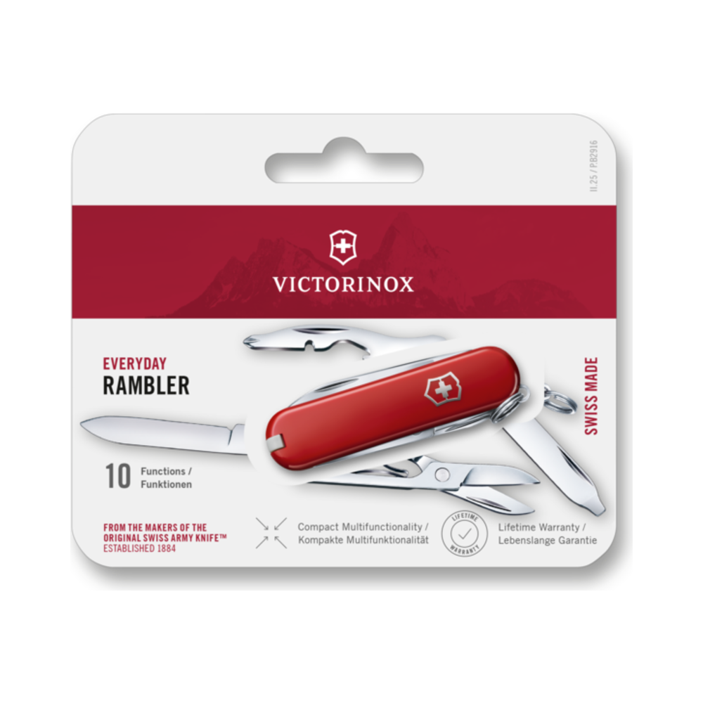 Rambler, 58 mm, red, blister