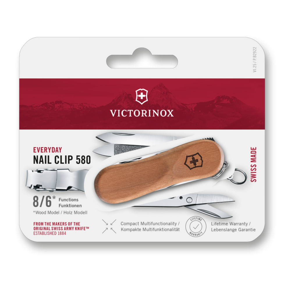 [VIC-0.6461.63B] Nail Clip 580 Wood, 65 mm, Brown, Blister