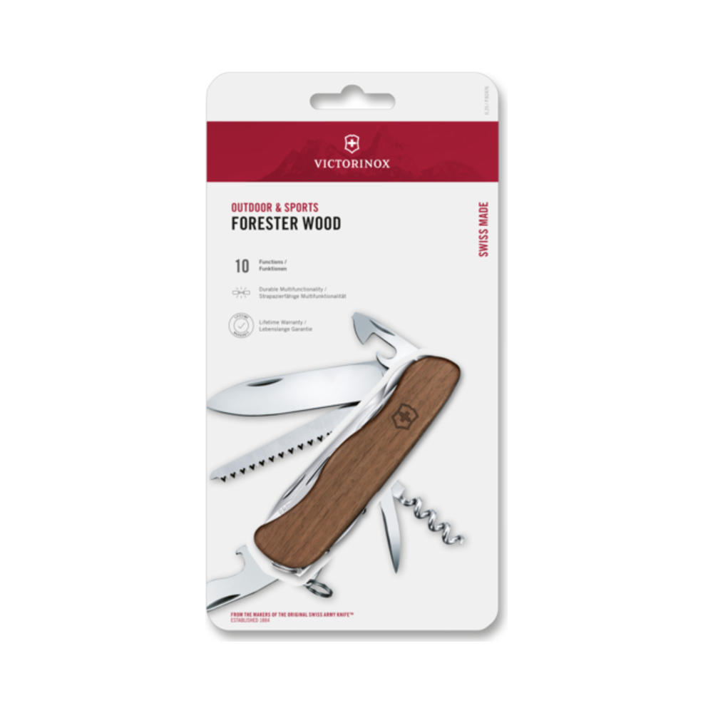 [VIC-0.8361.63B1] Forester Wood, 111 mm, brown, Blister