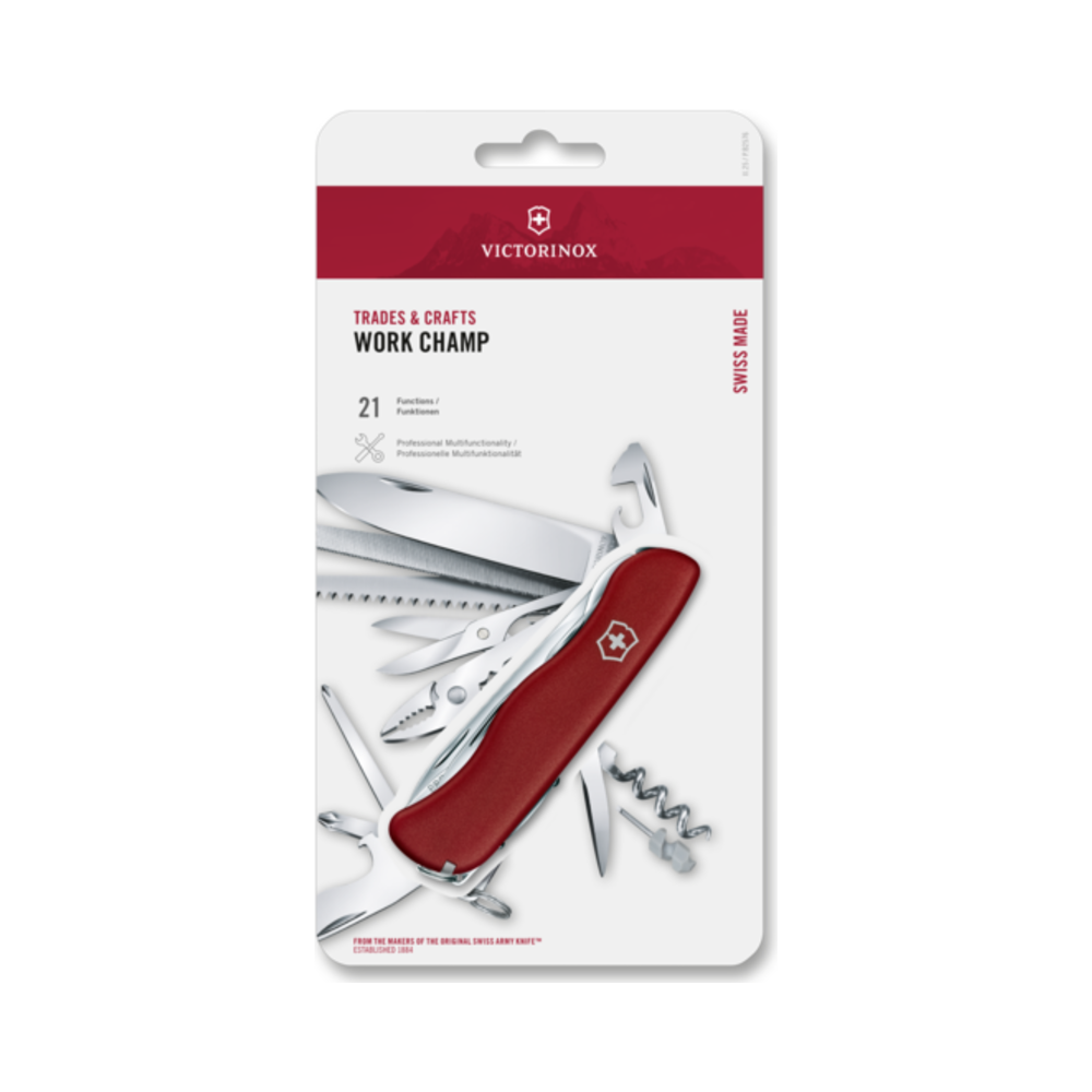 Work Champ, 111 mm, red, blister