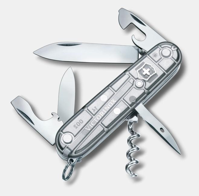 Spartan, 91 mm, silver transparent, Blister