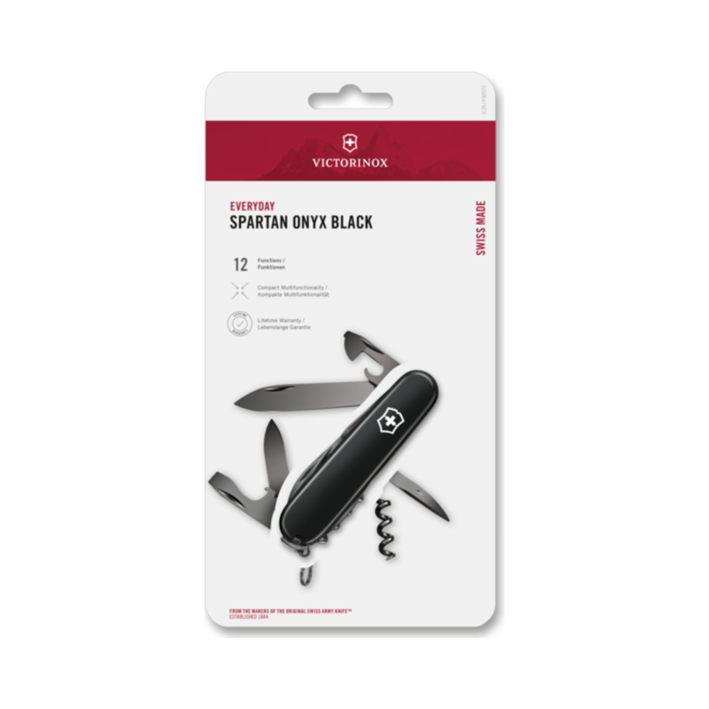 [VIC-1.3603.31PB1] Spartan Onyx Black, 91 mm, black, blister
