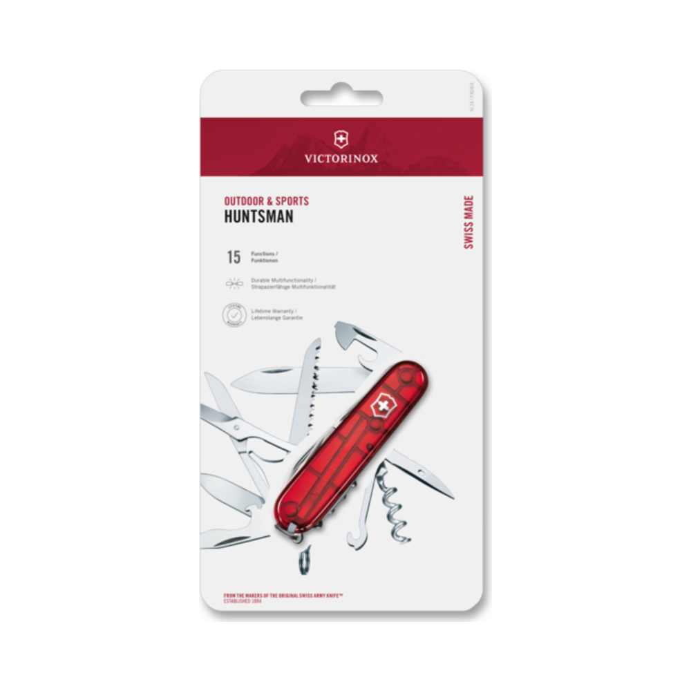 Huntsman, 91 mm, red transparent, Blister