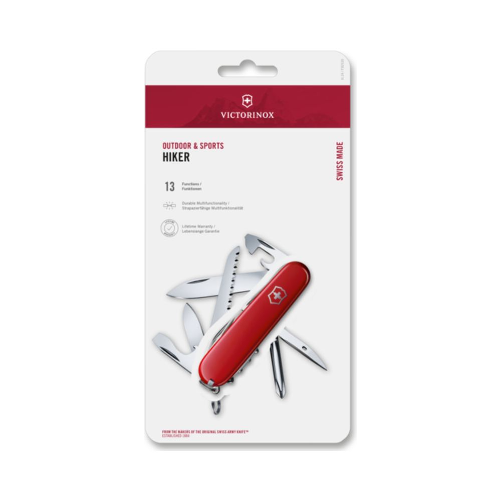 Hiker, 91 mm, red, blister