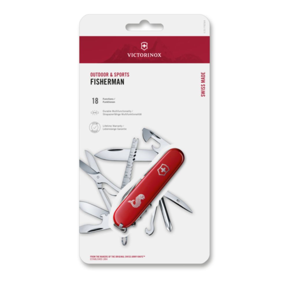 Fisherman, 91 mm, red, blister