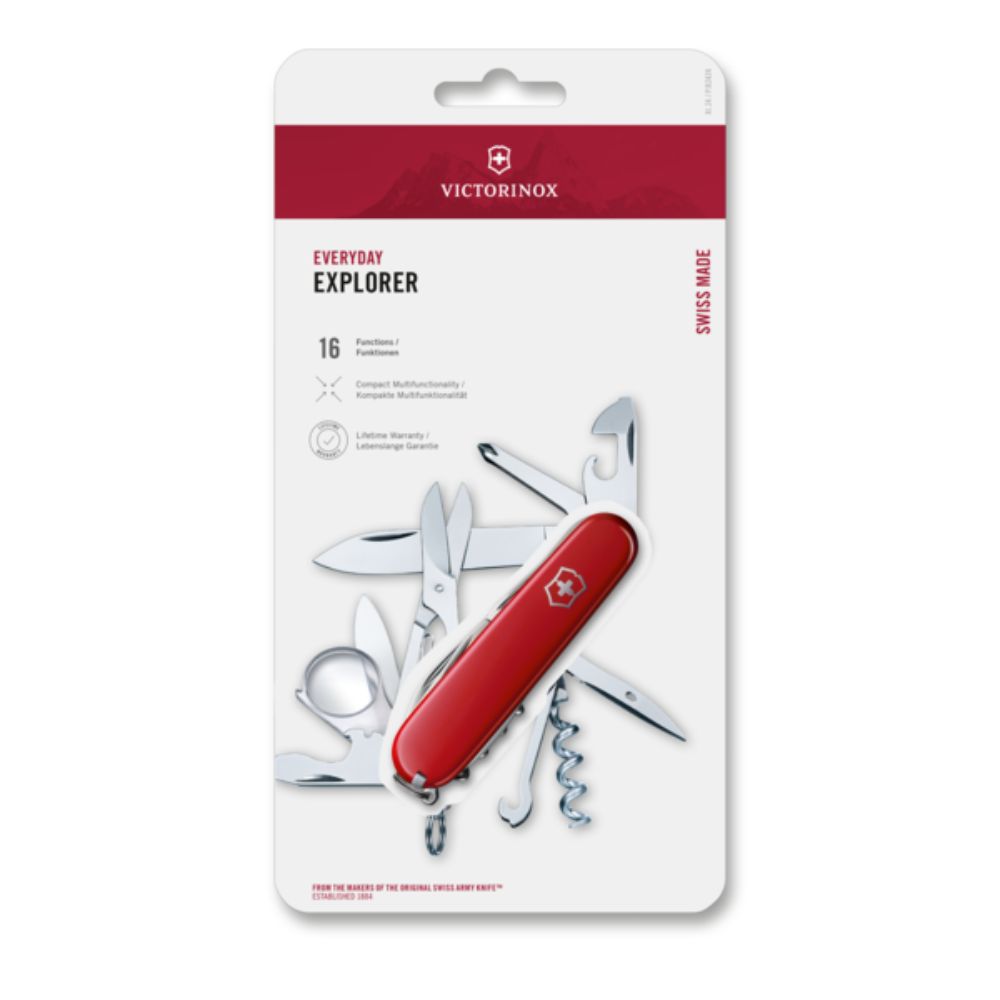 Explorer, 91 mm, red, Blister