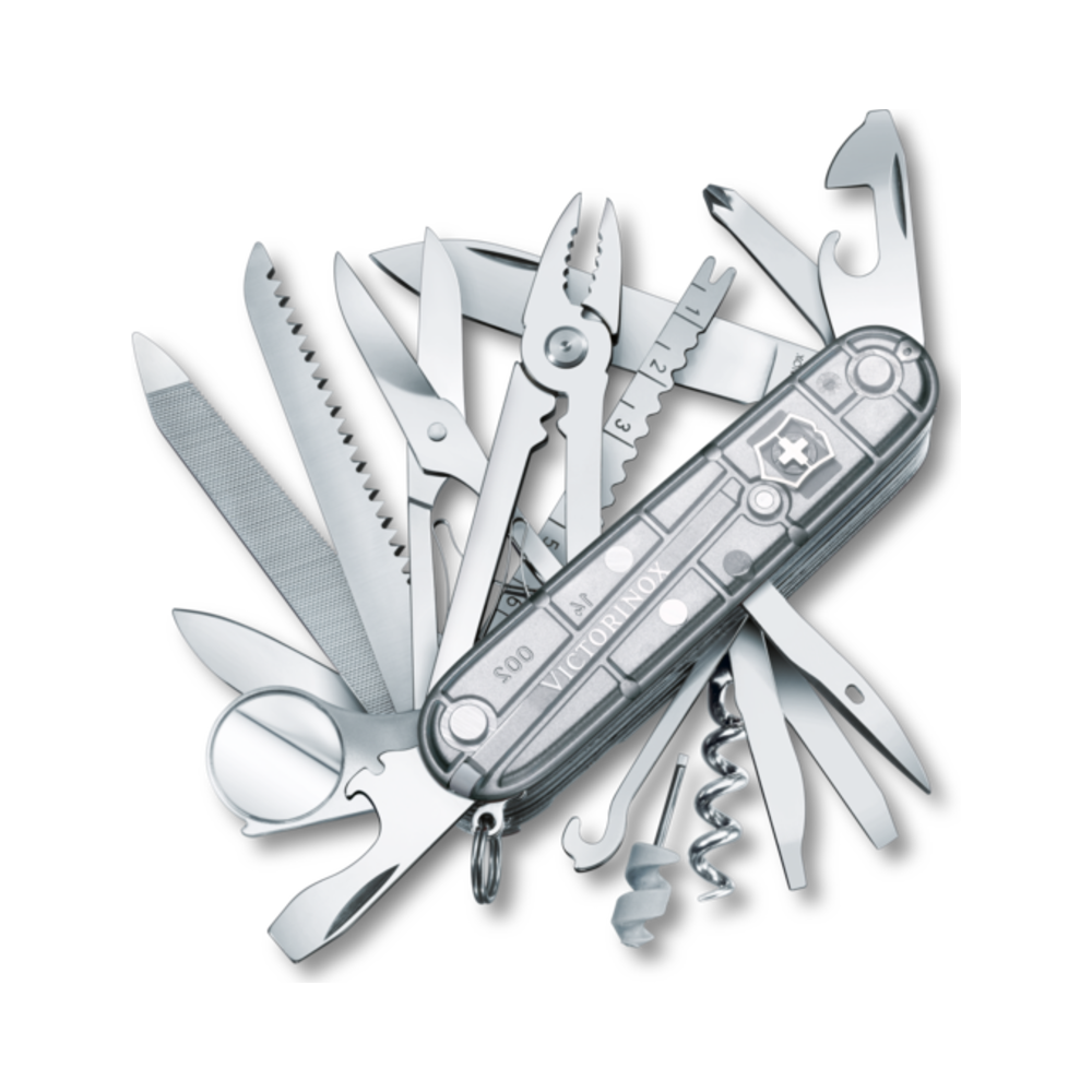 Swiss Champ, 91 mm, silver transparent