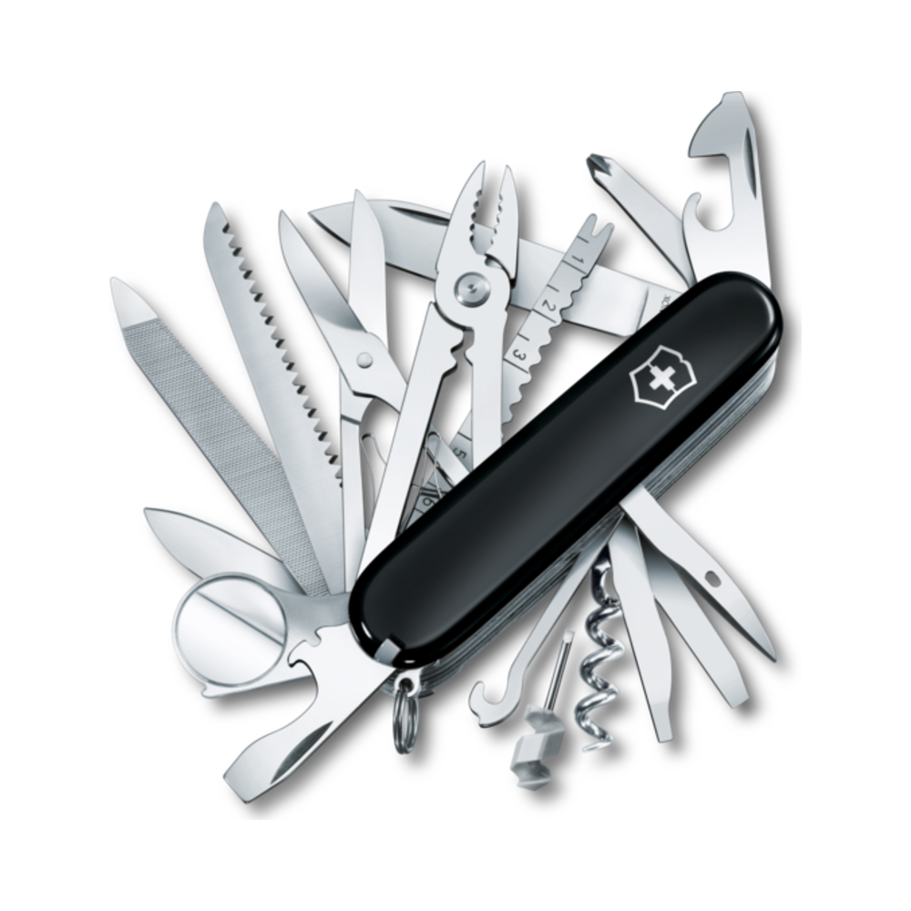Swiss Champ, 91 mm, black