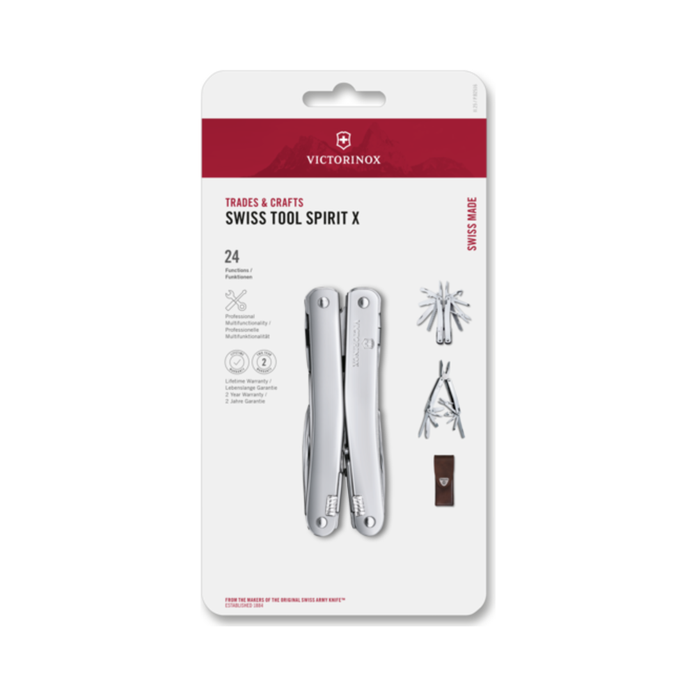 [VIC-3.0224.LB1] Swiss Tool Spirit X, silver, Blister