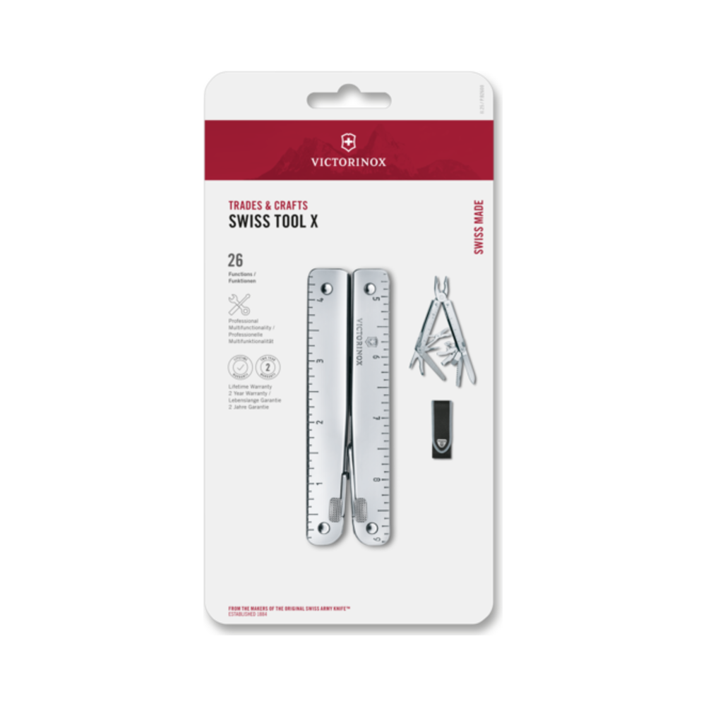 [VIC-3.0327.NB1] Swiss Tool X, silver, blister