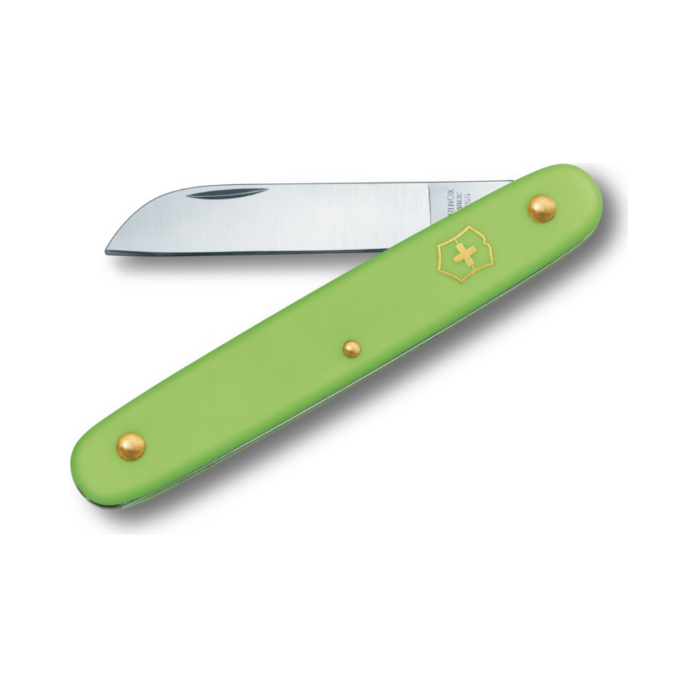 Floral knife, light green