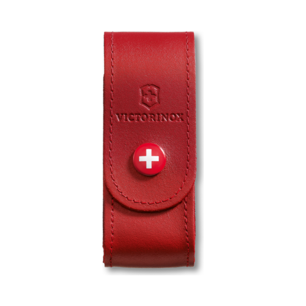 Belt Pouch leather, red