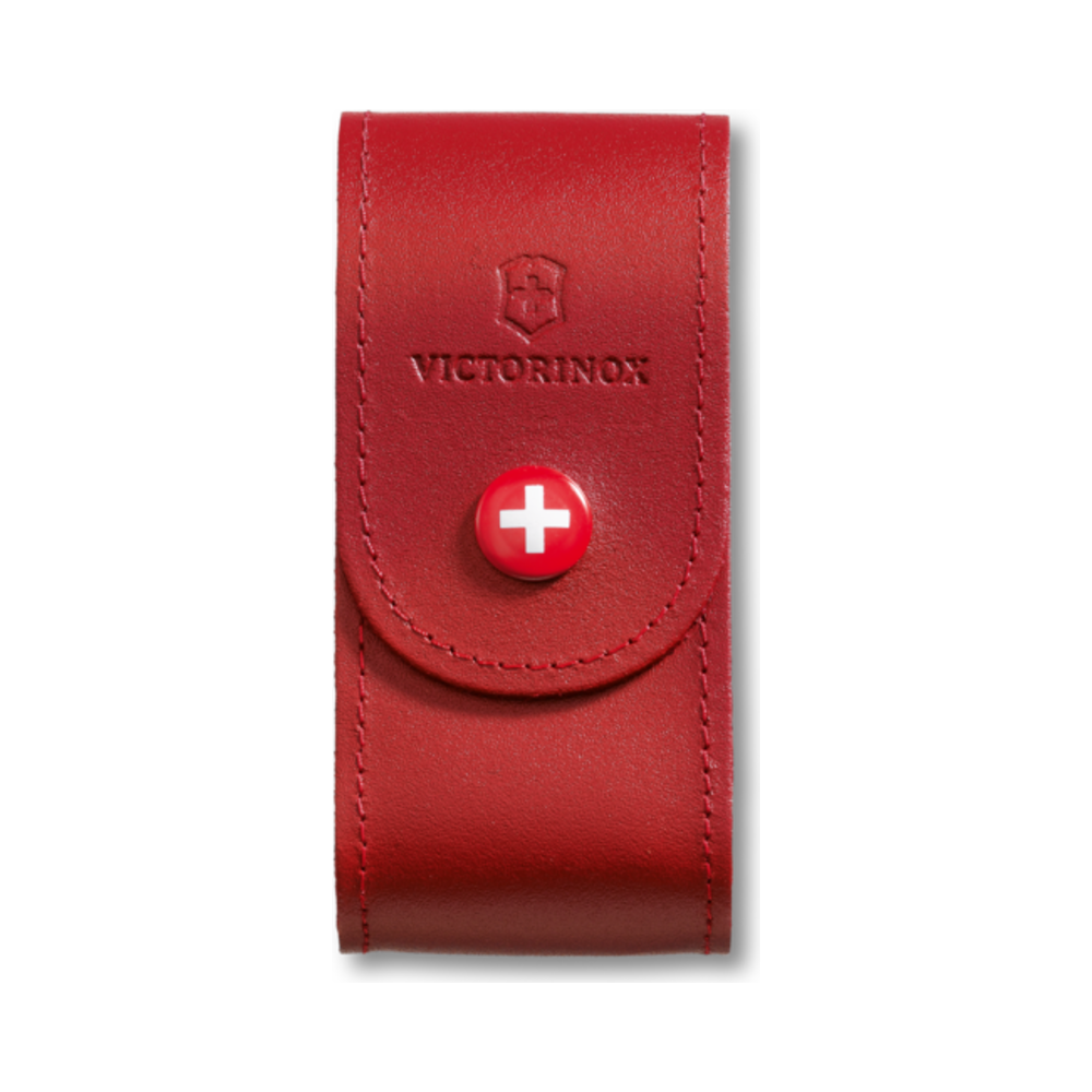Belt Pouch leather, red