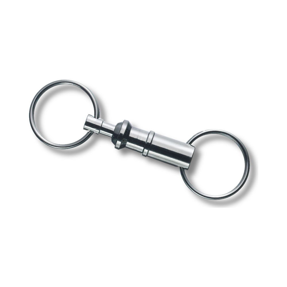[VIC-4.1835] Key-ring coupling metal, silver