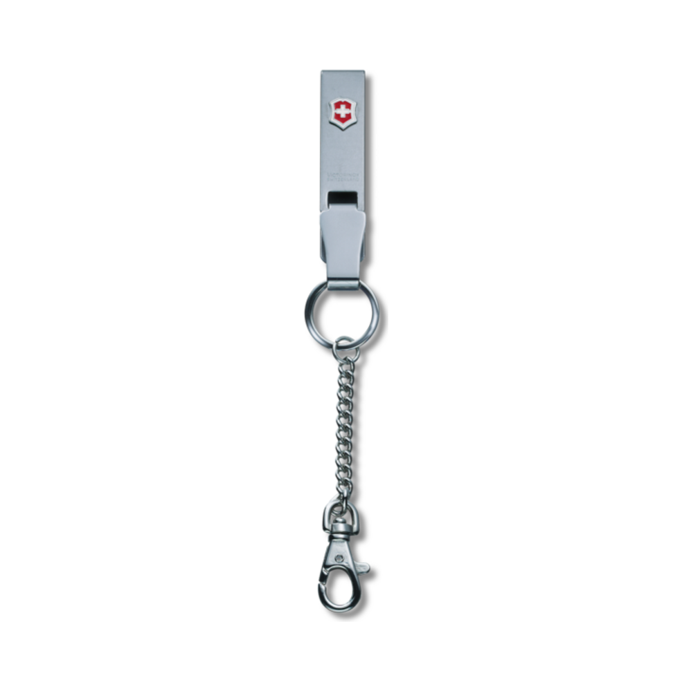 [VIC-4.1859] Belt hanger Multiclip metal, silver, Blister