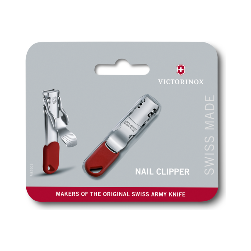 [VIC-8.2050.B1] Nail Clipper, red, Blister
