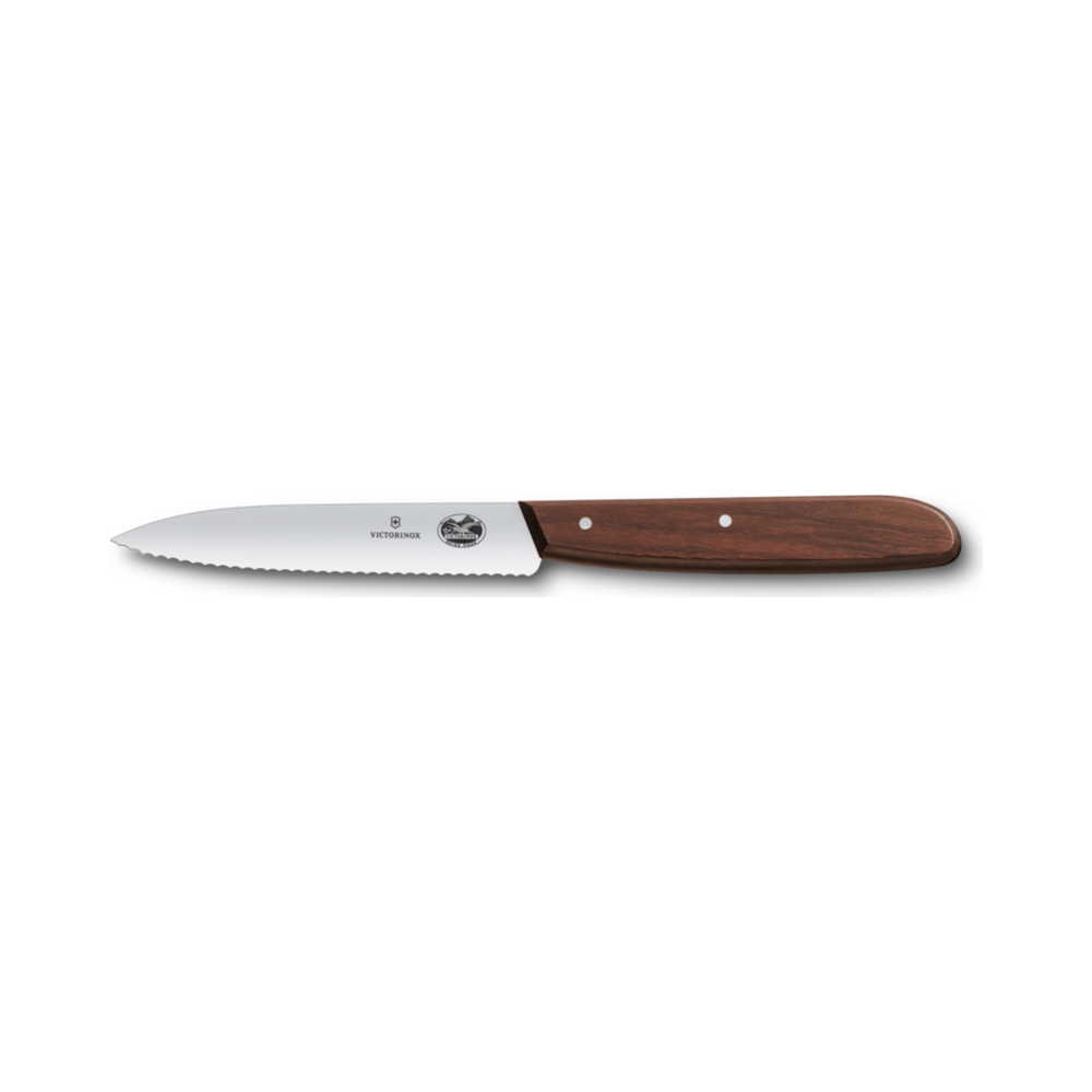Wood, paring knife, 10cm, wavy, modified maple