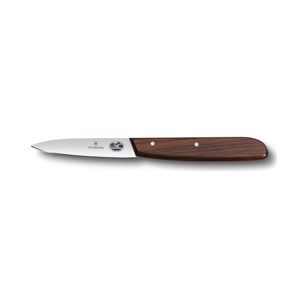 Wood, paring knife, 8cm, straight, modified maple