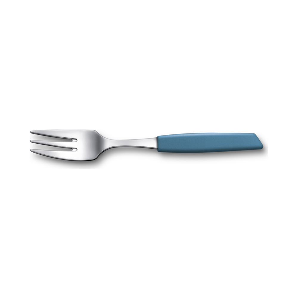 Modern, cake fork, cornflower