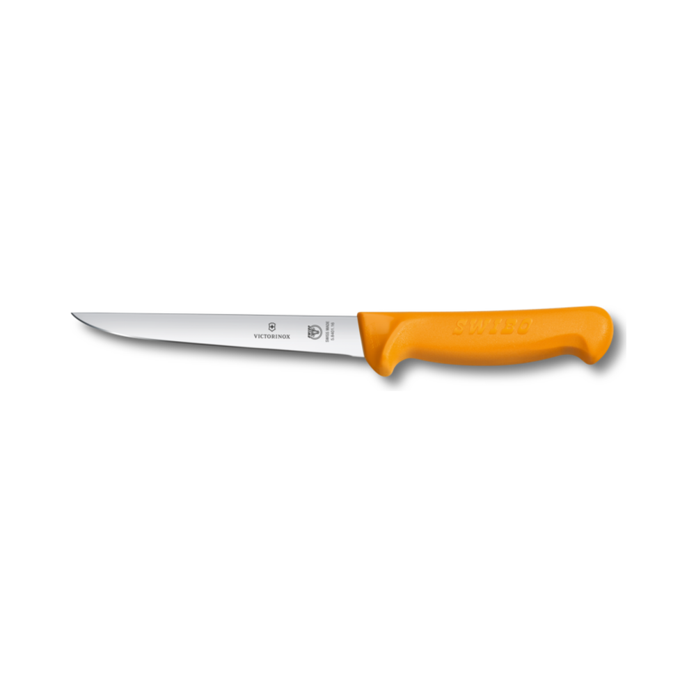 Swibo, boning knife, 18cm, straight, orange, sb-sheath