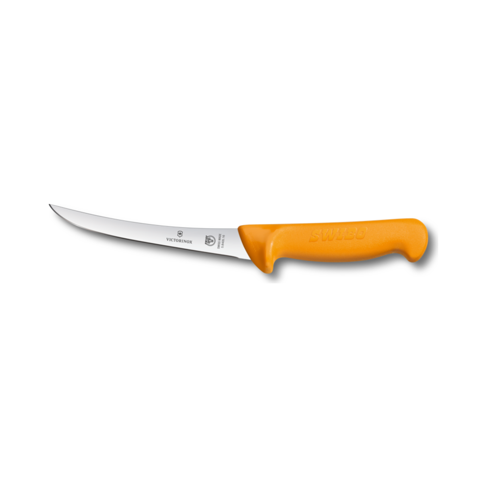 Swibo, boning knife, 16cm, straight, orange, sb-sheath