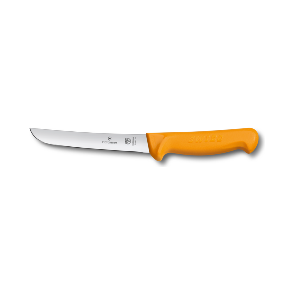 Swibo, boning knife, 16cm, straight, wide, orange, sb-sheath