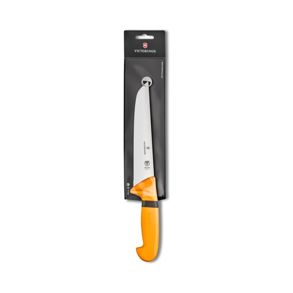 Swibo, butcher knife, 21cm, straight, orange, sb-sheath