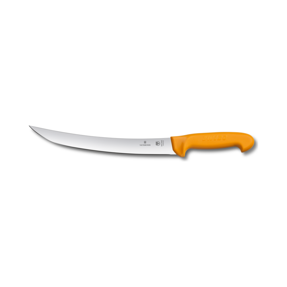 Swibo, butcher knife, 26cm, straight, orange, sb-sheath