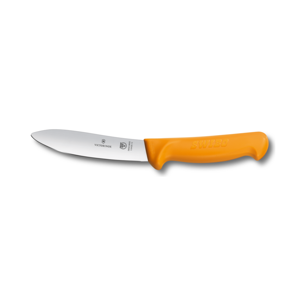 Swibo, lamb skinning knife, 13cm, straight, orange, sb-sheath