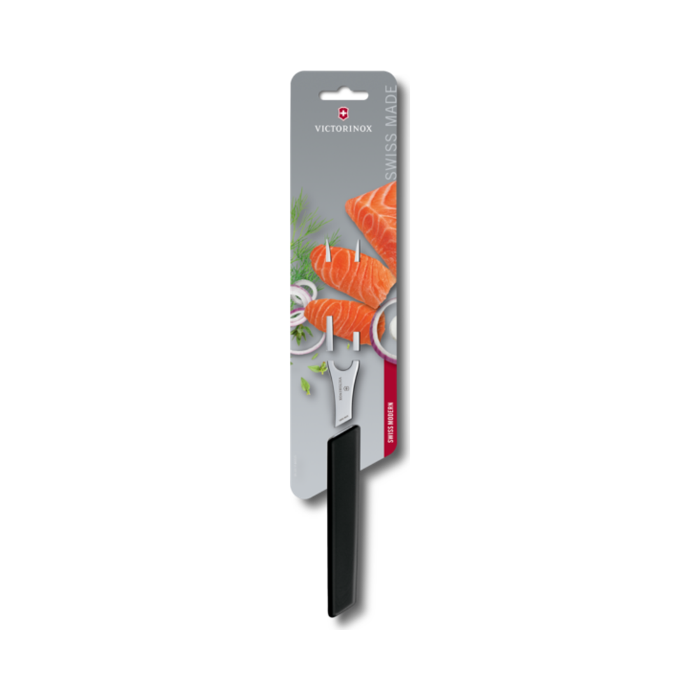 Swiss Modern, carving fork, 15cm, black, blister