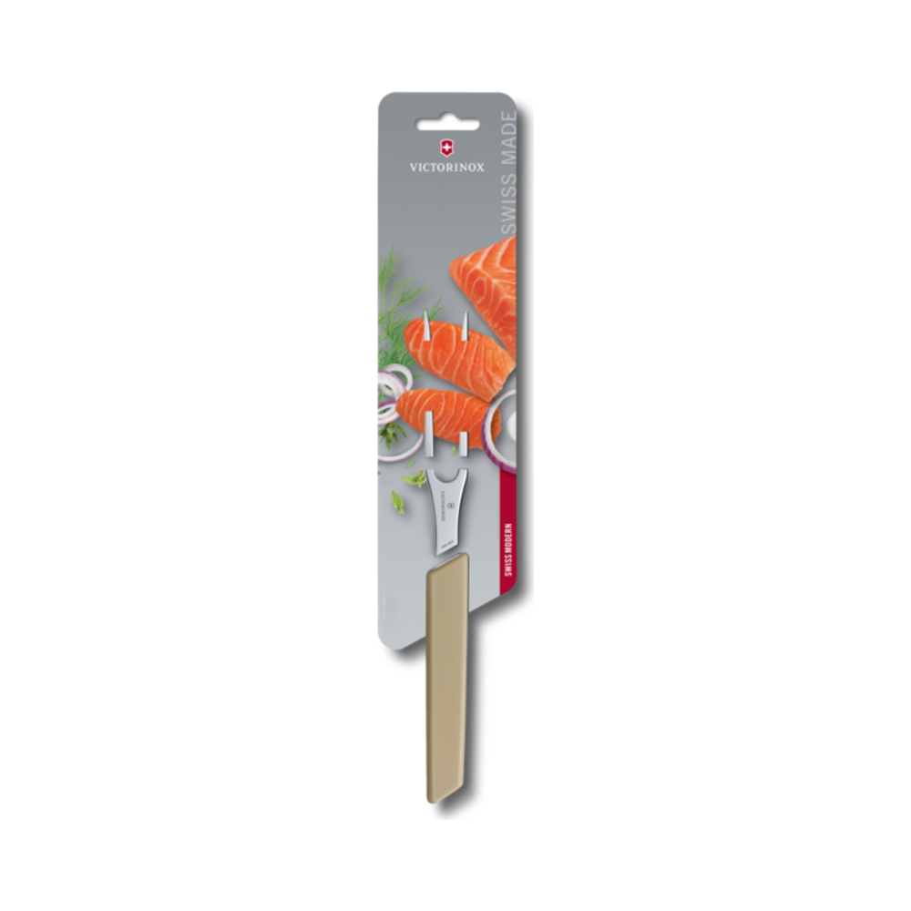 [VIC-6.9036.158B] Swiss Modern, carving fork, 15cm, almond, blister