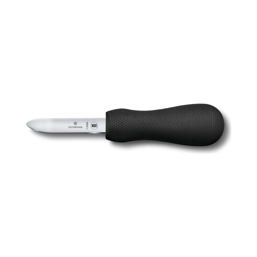 [VIC-7.6394] Oyster knife, black, PP