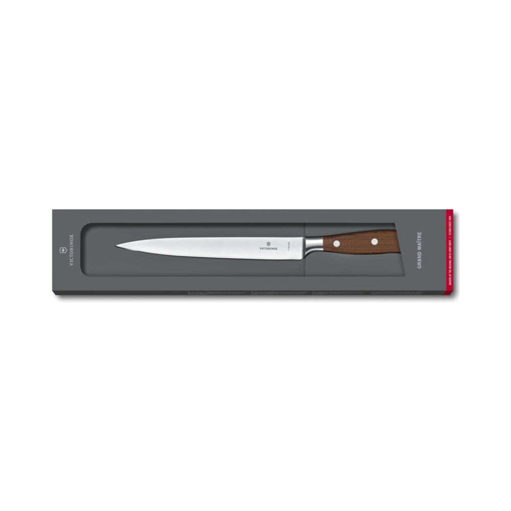 Grand Maître, filleting knife, 20cm, straight, wood, gift box