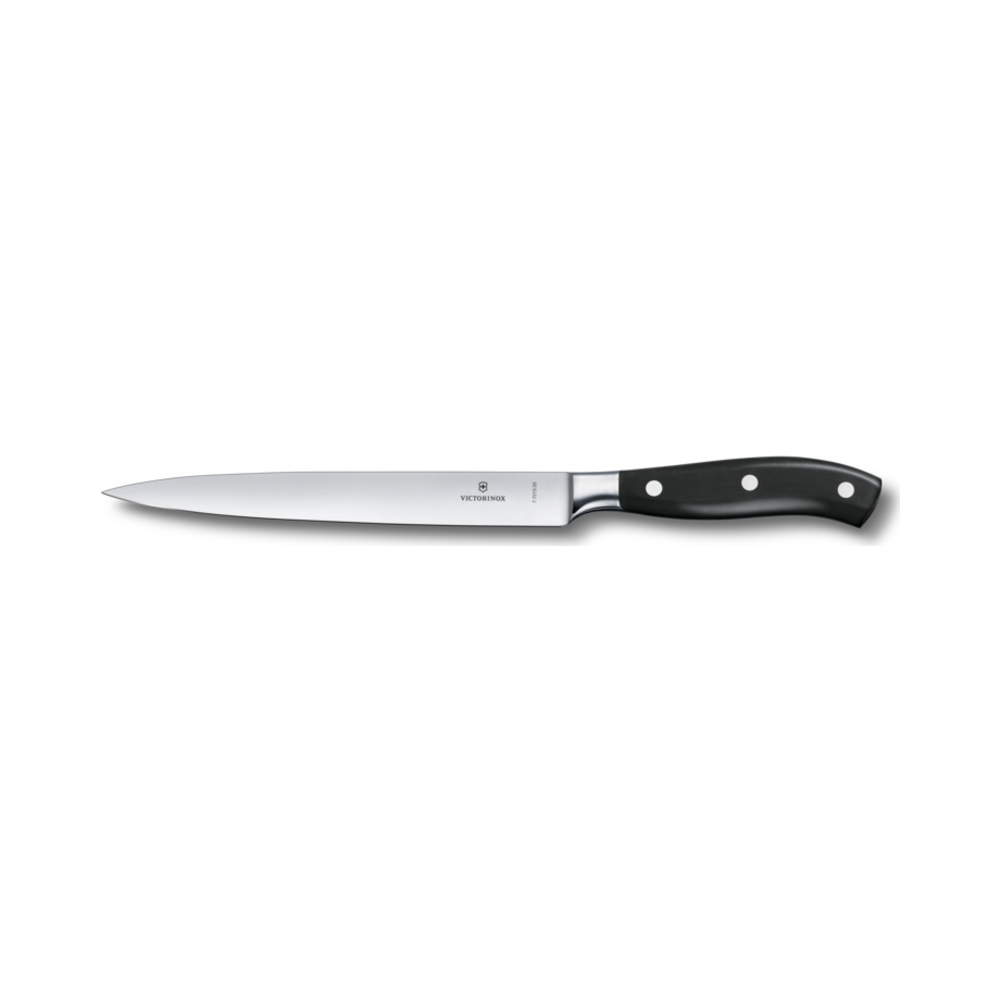 [VIC-7.7213.20G] Grand Maître, Filleting Knife, 20cm, Straight, Flex, Pom, Gift box