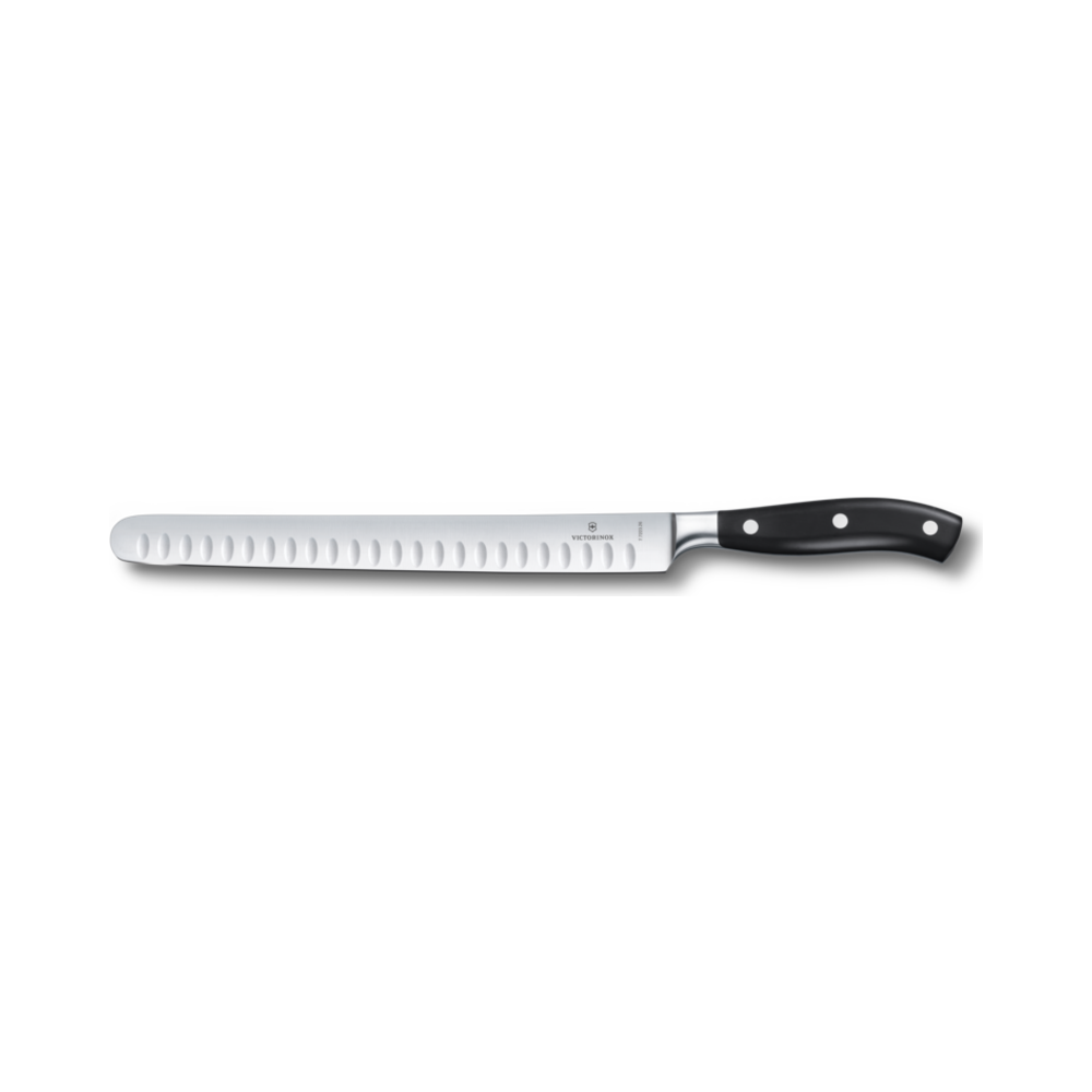 Grand Maître, slicing knife, 26cm, fluted, pom, gift box