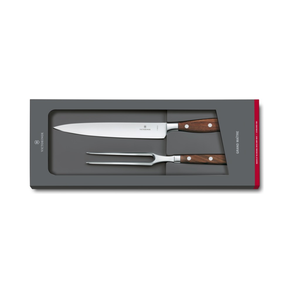 [VIC-7.7240.2] Grand MaÎtre, carving set, 2pcs, wood, gift box
