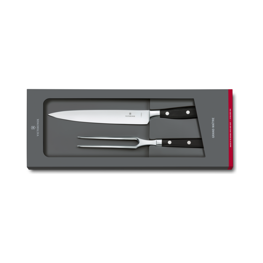 [VIC-7.7243.2] Grand Maître, carving set, 2pcs, pom, gift box