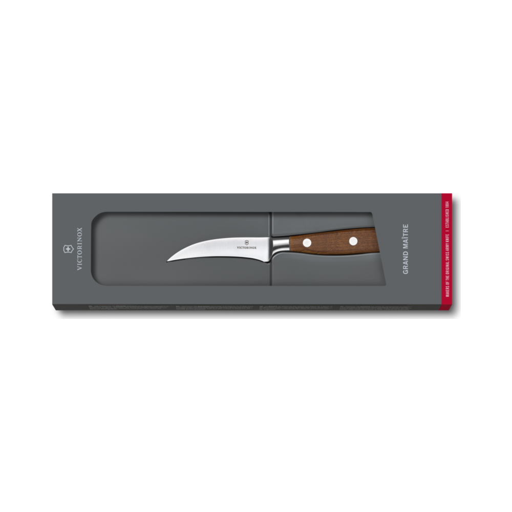 [VIC-7.7300.08G] Grand Maître, shaping knife, 8cm, straight, wood, gift box
