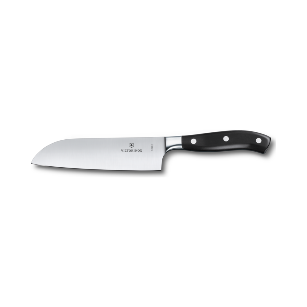 Grand Maître, santoku knife, 17cm, straight, pom, gift box