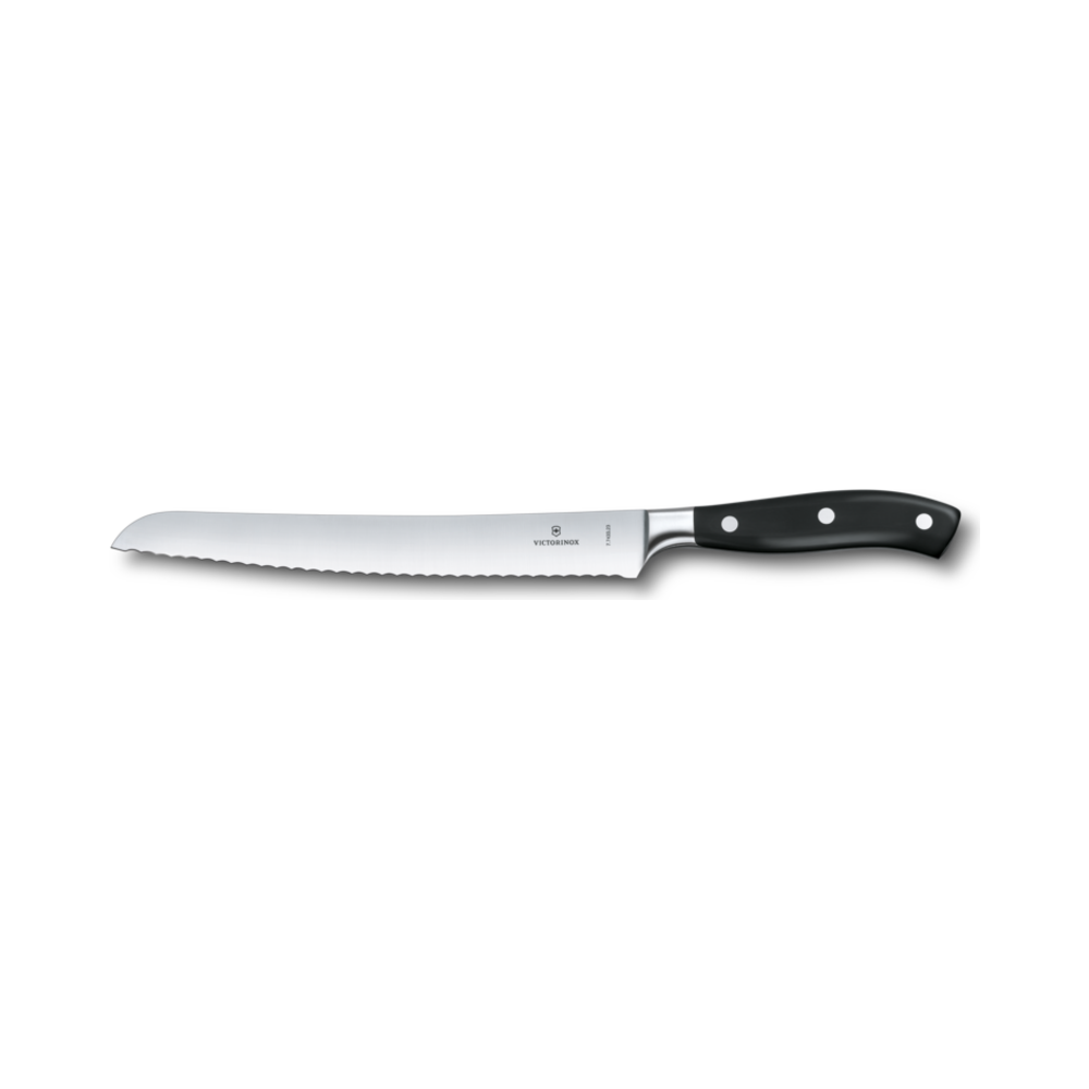 Grand Maître, bread knife, 23cm, wavy, pom, gift box