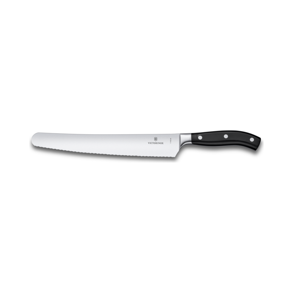 Grand Maître, bread and pastry knife, 26cm, wavy, pom, gift box