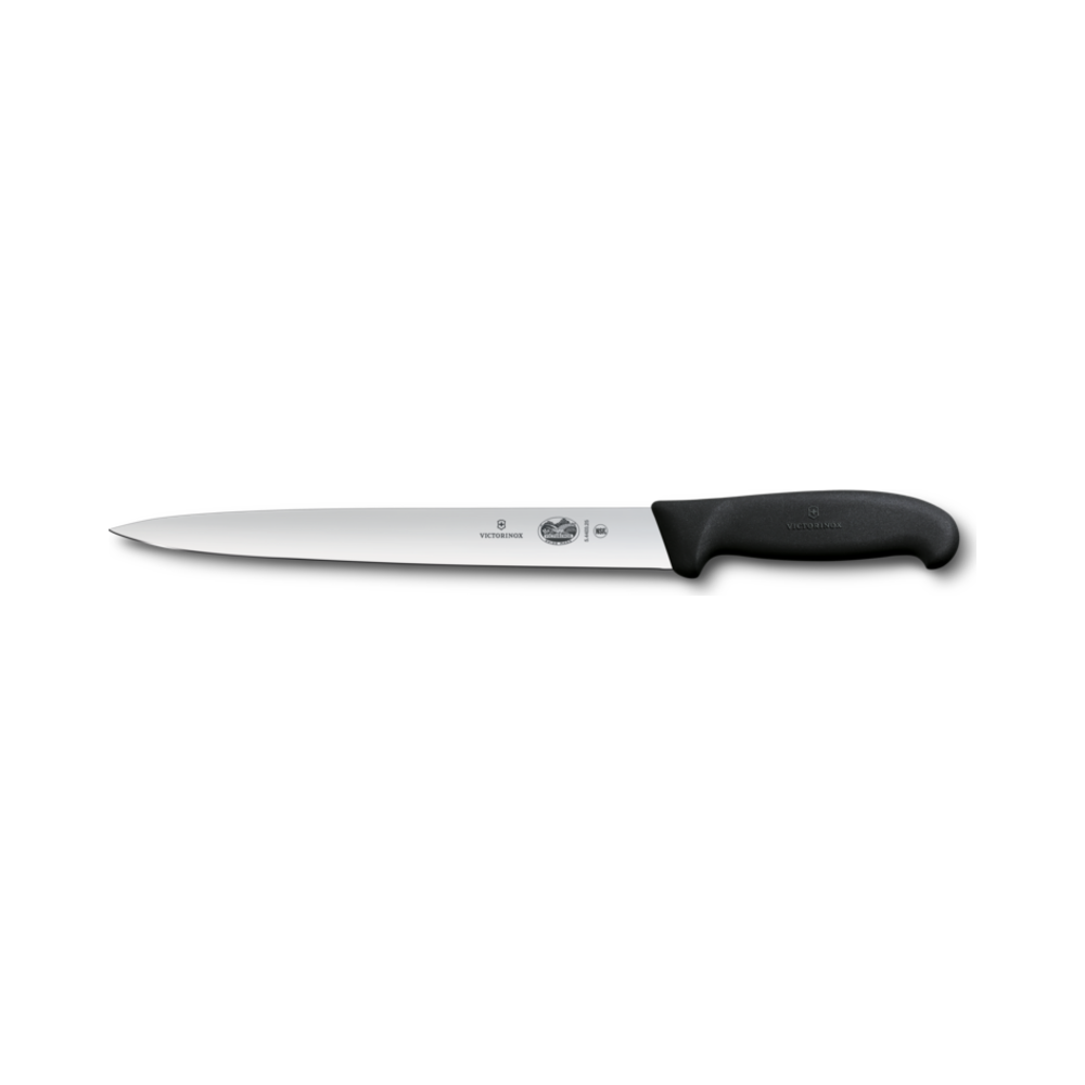 Fibrox, slicing knife, 25cm, straight, black