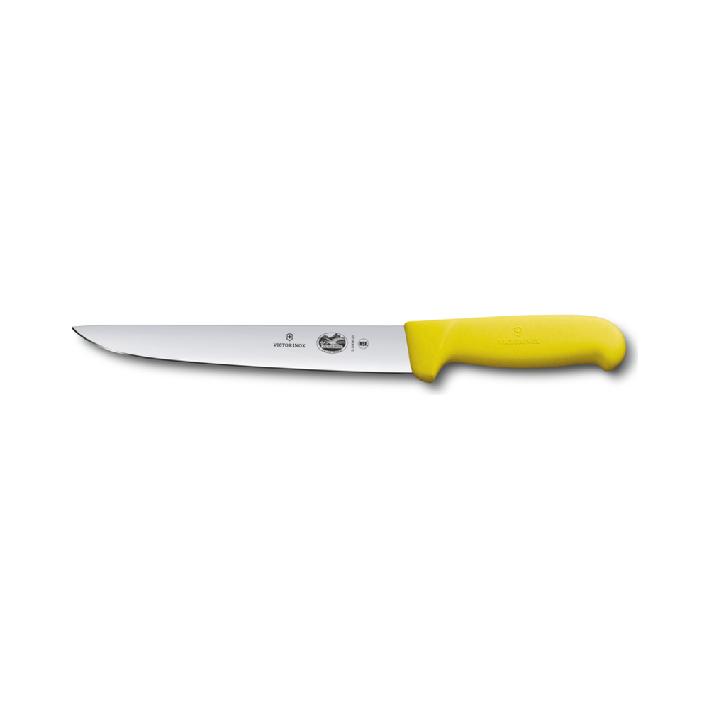 [VIC-5.5508.20] Fibrox, sticking knife, 20cm, straight, yellow