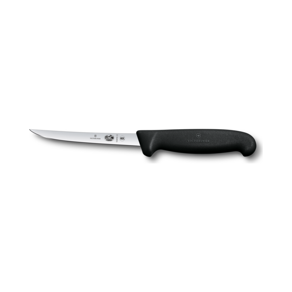 [VIC-5.6203.12] Fibrox, boning knife, 12cm, straight, black