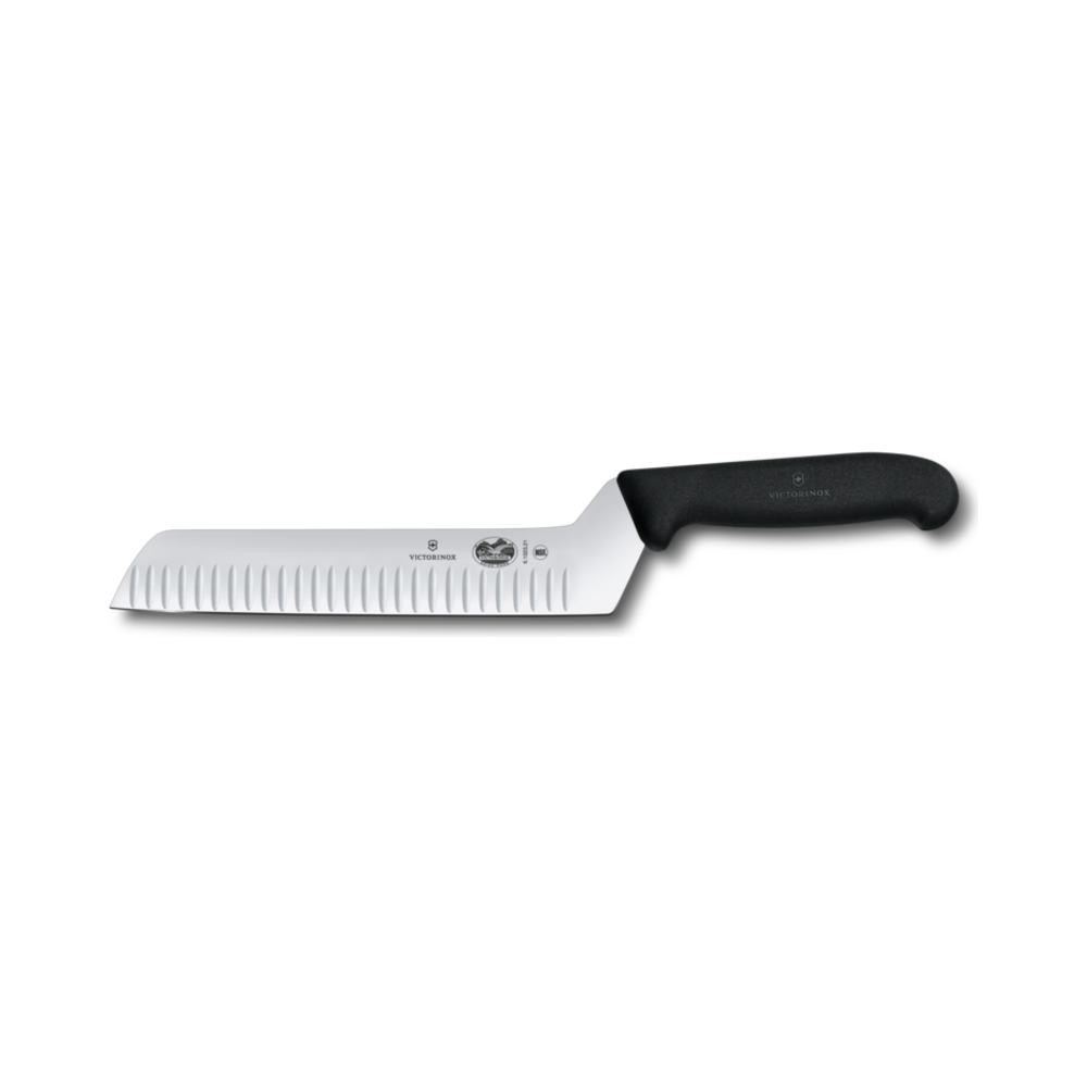 [VIC-6.1323.21] Fibrox, Butter and Cream Cheese Knife, 21cm, Straight, Black