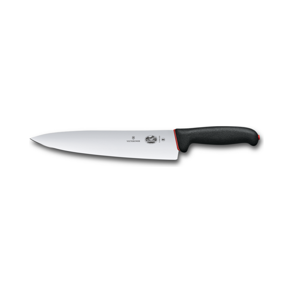 [VIC-5.2003.25D] Dual Grip, chef's knife, 25cm, black/red