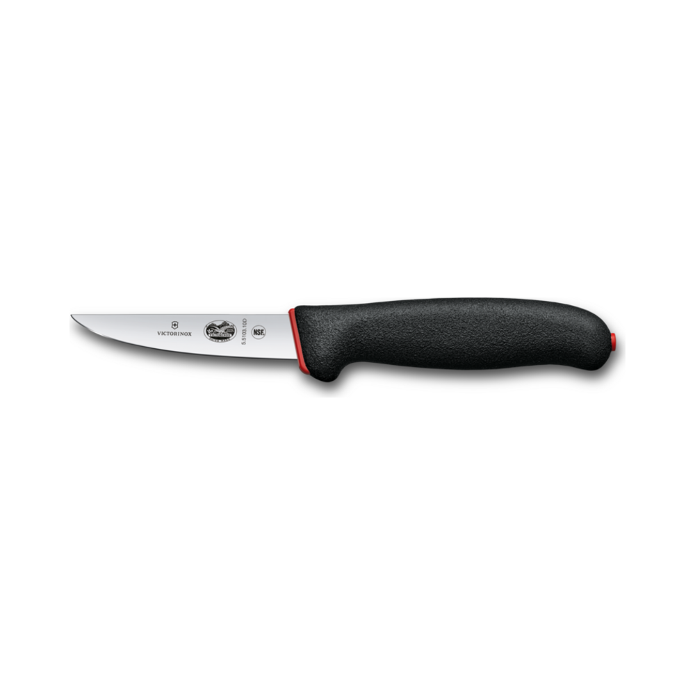 [VIC-5.5103.10D] Dual Grip, paring knife, 10cm, black/red