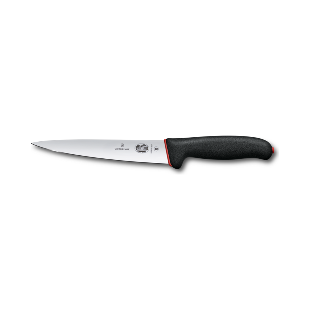 [VIC-5.5603.18D] Dual Grip, sticking knife, 18cm, black/red