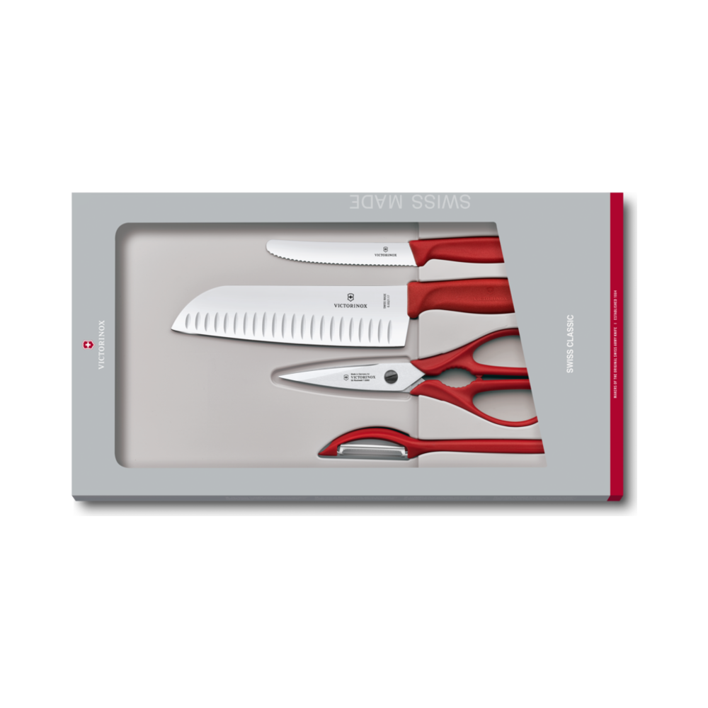 Knife Kitchen Set 6.7131.4G Red N/A