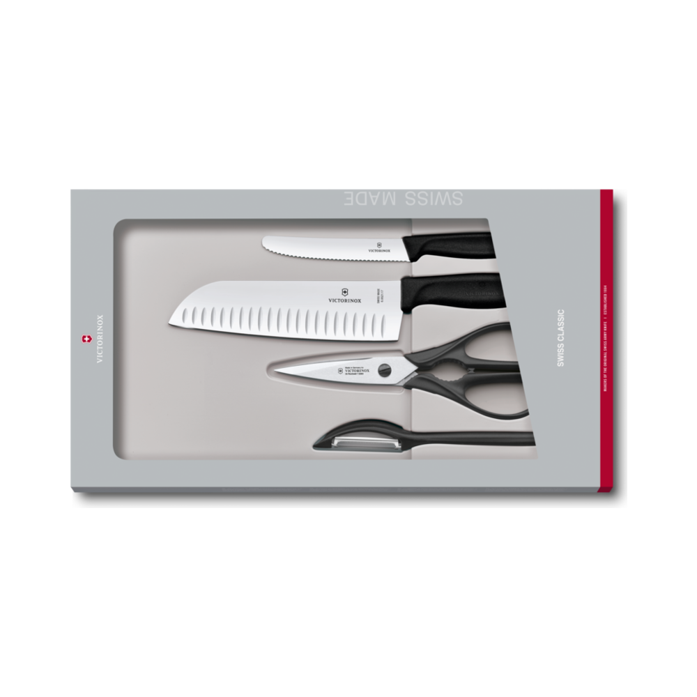 Knife Kitchen 4Pc 6.7133.41G Black